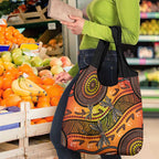 Australian Dragonfly Indigenous Art Grocery Bag