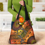 Australian Dragonfly Indigenous Art Grocery Bag