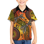 Australian Dragonfly Indigenous Art Hawaiian Shirt