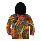 Australian Dragonfly Indigenous Art Kid Hoodie