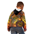 Australian Dragonfly Indigenous Art Kid Hoodie