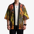 Australian Dragonfly Indigenous Art Kimono