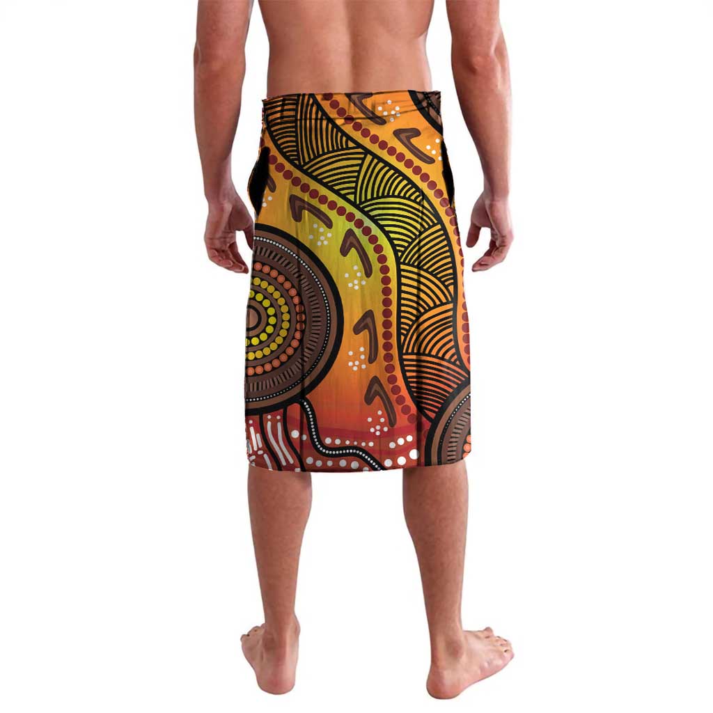 Australian Dragonfly Indigenous Art Lavalava