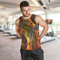 Australian Dragonfly Indigenous Art Men Tank Top