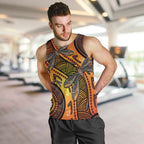 Australian Dragonfly Indigenous Art Men Tank Top