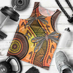 Australian Dragonfly Indigenous Art Men Tank Top