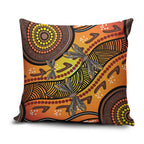 Australian Dragonfly Indigenous Art Pillow Cover