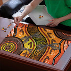 Australian Dragonfly Indigenous Art Puzzle