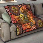 Australian Dragonfly Indigenous Art Quilt