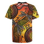 Australian Dragonfly Indigenous Art Rugby Jersey