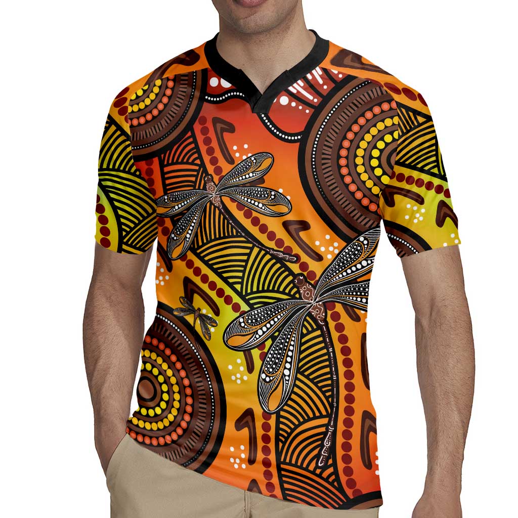 Australian Dragonfly Indigenous Art Rugby Jersey