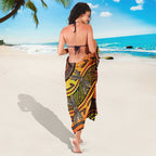 Australian Dragonfly Indigenous Art Sarong