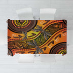 Australian Dragonfly Indigenous Art Tablecloth