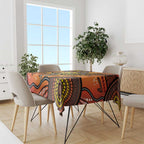 Australian Dragonfly Indigenous Art Tablecloth