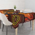 Australian Dragonfly Indigenous Art Tablecloth