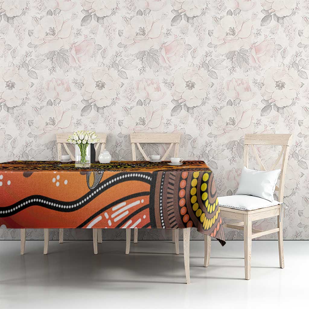 Australian Dragonfly Indigenous Art Tablecloth