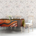 Australian Dragonfly Indigenous Art Tablecloth