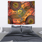 Australian Dragonfly Indigenous Art Tapestry