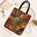 Australian Dragonfly Indigenous Art Tote Bag