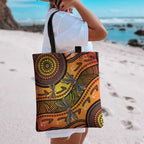 Australian Dragonfly Indigenous Art Tote Bag