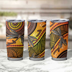 Australian Dragonfly Indigenous Art Tumbler Cup
