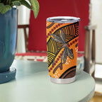 Australian Dragonfly Indigenous Art Tumbler Cup