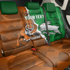 Custom Rabbitohs And Tigers Back Car Seat Cover Together Dynamic Style