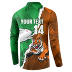 Custom Rabbitohs And Tigers Button Sweatshirt Together Dynamic Style