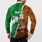 Custom Rabbitohs And Tigers Button Sweatshirt Together Dynamic Style