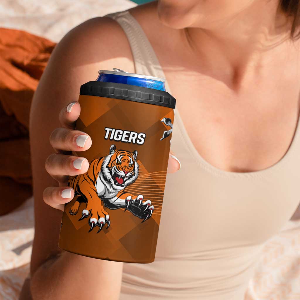 Rabbitohs And Tigers 4 in 1 Can Cooler Tumbler Together Dynamic Style