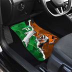 Custom Rabbitohs And Tigers Car Mats Together Dynamic Style