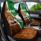 Custom Rabbitohs And Tigers Car Seat Cover Together Dynamic Style