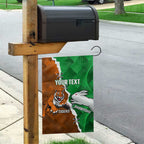 Custom Rabbitohs And Tigers Garden Flag Together Dynamic Style