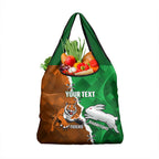 Custom Rabbitohs And Tigers Grocery Bag Together Dynamic Style