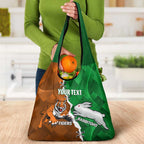 Custom Rabbitohs And Tigers Grocery Bag Together Dynamic Style