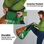 Custom Rabbitohs And Tigers Grocery Bag Together Dynamic Style