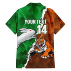 Custom Rabbitohs And Tigers Hawaiian Shirt Together Dynamic Style