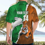Custom Rabbitohs And Tigers Hawaiian Shirt Together Dynamic Style