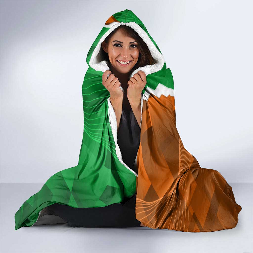 Custom Rabbitohs And Tigers Hooded Blanket Together Dynamic Style