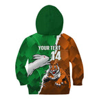 Custom Rabbitohs And Tigers Kid Hoodie Together Dynamic Style