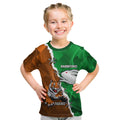 Custom Rabbitohs And Tigers Kid T Shirt Together Dynamic Style