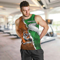 Custom Rabbitohs And Tigers Men Tank Top Together Dynamic Style