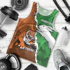 Custom Rabbitohs And Tigers Men Tank Top Together Dynamic Style