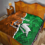 Custom Rabbitohs And Tigers Quilt Together Dynamic Style