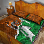 Custom Rabbitohs And Tigers Quilt Bed Set Together Dynamic Style