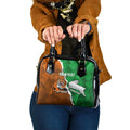 Custom Rabbitohs And Tigers Shoulder Handbag Together Dynamic Style