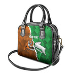 Custom Rabbitohs And Tigers Shoulder Handbag Together Dynamic Style