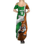 Custom Rabbitohs And Tigers Summer Maxi Dress Together Dynamic Style