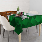 Custom Rabbitohs And Tigers Tablecloth Together Dynamic Style