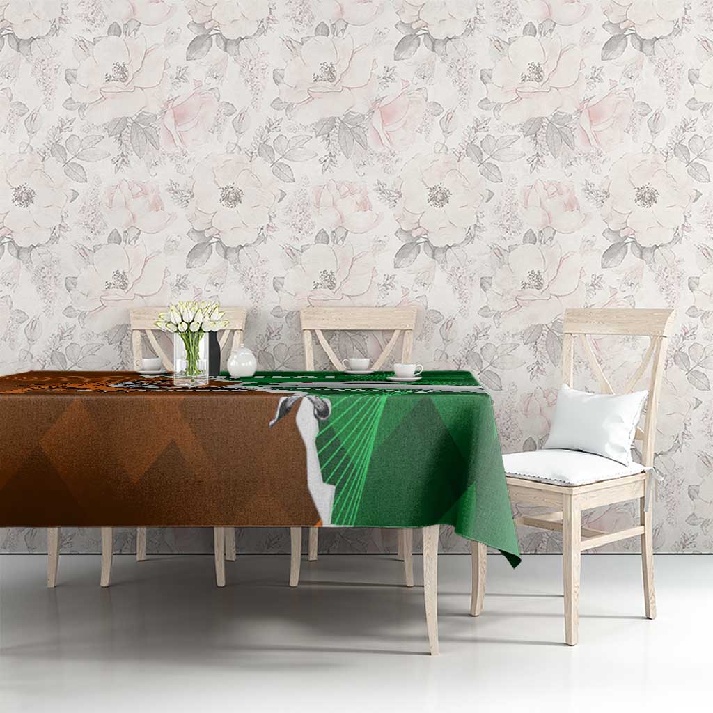 Custom Rabbitohs And Tigers Tablecloth Together Dynamic Style